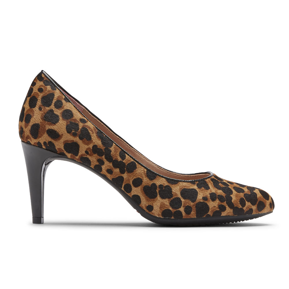 Rockport Womens Heels Leopard - Total Motion Arabella - UK 715-JQRCNU